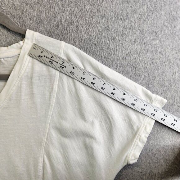 Chico Top Womens 0 White V Neck Dolman Pocket Tee Weekends Lounge T Shirt - Picture 7 of 14